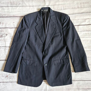 Vintage Christian Dior Monsieur Pure Wool Pinstripe Blazer Jacket Mens